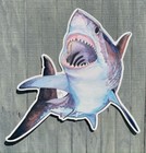 Large Guy Harvey Great White Shark Metal Sign  35  X 33 5  - Pool House Wall Art