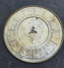 Vintage Metal Brass Zodiac Sign Navigation Sundial Clock 13 75 