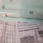 52 Agenda Adjustable 6 Hole Paper Punch Mint Green For A5 Personal Pocket Mini