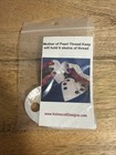 Vintage Kelmscott Designs Mother Of Pearl Heart Shape Thread Minder Sewing