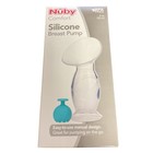 Nuby Comfort Portable Lightweight Silicone Breast Milk Pump With Sealing Plug