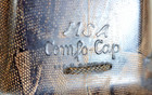 Vintage Msa Comfo Cap  tiger Stripe  Coal Miner Low Vein Mining Helmet