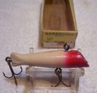 102025 Vintage Florida Fishing Tackle Barracuda Wood Lure  2-5 8 
