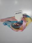 100  Pure Silk Embroidery Ribbon 13mm Variegated 4 Colors Each Color 1 Yard