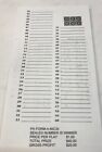 One Dozen   60 Sure Tip Boards  1-60   Pull Tabs jar Tickets Free Shipping Usa