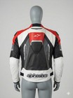 Alphinstar Motorcycle Racing Leather Jacket- Black And Green Riding Jacket