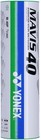 Yonex Mavis 40p Badminton Shuttlecocks 6 Pack Slow Speed Nylon Shuttle M-40p