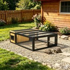 Wooden Turtle Enclosure Tortoise Habitat With Ventilating Fence