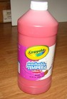 2x Crayola Washable Tempera Artista Ii Red 32 Oz  Paint  Factory Sealed