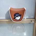 New Stereoscopic Embroidered Fisherman Hat Golf Club Headcover Putter Cover 135x