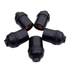 5x E27 4a Light Bulb Lamp Holder Pendant Edison Screw Cap Socket Vintage-new