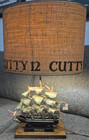 Cutty Sark  Vintage Ship Lamp Scotch Whisky Bar Advertising Light Nautical Works