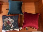 Christmas Decorative Pillow Set     Dakotah   Riverdale     Set Of 3 - 7 x 7 