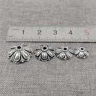 5pcs Of 925 Sterling Silver Flower Bead Caps For Bracelet 8mm 10mm 12mm 14mm