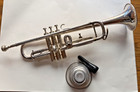 Vintage 1924 Couesnon French Orchestral Trumpet  bb  a Quick-change  - Silver Pl