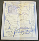 Vtg 1940 Rocky Mountain National Park Travel Tourist Guide Stanley Hotel Map 8x9