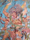 36 tibet Tibetan Cloth Silk Buddhism Mahakala Wrathful Deity Tangkathangka Mural