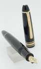 Montblanc 146 Legrand Black   Gold Fountain Pen In Box - 14kt Broad Nib - C 1990