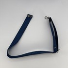 Vintage 1970s 1980s French-american Class Vinyl Travel Luggage Carry On Bag Blue