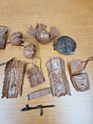 Johnny West Era Vintage Marx Chief Cherokee Indian Accessories Lot Of 24