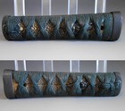 Tsuka Handle Hilt Flower Menuki Nanako Fuchi Kashira Samurai Sword Fitting