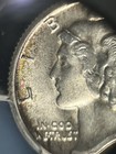 1936 D 10c Mercury Dime Pcgs Ms65 Better Date 90  Silver Coin  x 