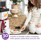 Melissa   Doug Slice And Bake Wooden Christmas Cookie Play Food Set