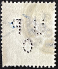 1902-11 Great Britain Edward Vii 1 1 2d Violet   Green Stamp Used F vf  Sc 129