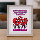 Romantic Personalized Gift For Couples - Personalized Name Print 8x10