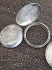 Antique Swiss Pocket Watch With Case Need To Be Fixed And Serviced 