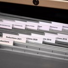 Hanging File Folder Tabs And Inserts  1 5 Cut  Clear  20 File Folder Tabs And In
