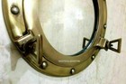 Antique Brass 12  Porthole Nautical Maritime Ship Boat Wall Mirror Home D  cor