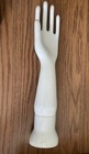 Vintage Left Hand Glove Mold Form Jewelry Display White 5 1 2 Hall 9155 Ceramic