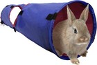 Pet Tunnel  Small Animal Tunnel For Rabbits And Guinea Pigs  Blue red 