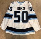 Sean Durzi Game Worn Used 2025-26 Utah Mammoth Hockey Jersey - Fanatics Coa