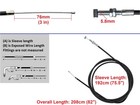 75  Inch Universal Heavy Duty Straight Throttle Cable Go Kart Kandi Mini Bike