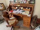 Rolltop Desk  With Matching Swivel Chair