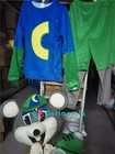 Adult Chuck E cheese Mascot Costume Suits Cartoon Character Halloween Party