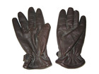 Vtg 90s Wilsons Leather Warm Brown Leather Winter Gloves Casual Hike Ski Women L