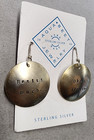 The Reader s Catalog Sterling Silver Walt Whitman Earrings 38mm