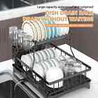 Over Sink Dish Drying Rack 2-tier Stainless Steel Kitchen Shelf Cutlery Drainer