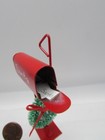 Dollhouse Miniature 3  Metal Christmas Santa Mailbox Sh0195