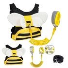 Toddler Harness With Anti Lost Wrist Link - 3-in Anti Lost Harness With Pocket