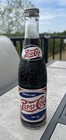 Vintage 1940s Full Pepsi Cola 12 Oz Double Dot Soda Pop Bottle Chamberlain Sd