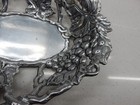 Arthur Court Cast Aluminum  Fruit Or Bread Bowl  Grape Leaf Pattern  Vintage