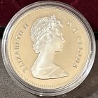 1984  1 Canada Proof Dollar -  500 Silver   150th Anniversary Of Toronto W ogp