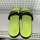 Nike Benassi Solarsoft Mens Sport Sandals Slides Flip Flops Size 10 Black Volt