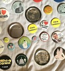 1 Lb Mixed Lot Vintage Pins Badges Advertising Politics Christmas Organizations