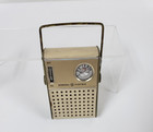 Vintage Ge Transistor Radio Model P-825a  General Electric Turns On - No Signal
