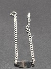 New Condition 6   Baby Sterling Silver I d Bracelet 925 K1